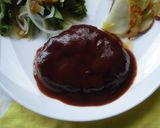 ハンバーグプレート♫作り方1写真