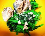 鯖缶12☆ホウレン草と鯖缶で簡単和え物作り方3写真