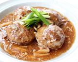 柔かな【煮込みハンバーグ（甘醤油）】和風作り方11写真