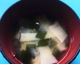 ひめ皮とワカメのお味噌汁作り方6写真