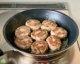 柔かな【煮込みハンバーグ（甘醤油）】和風作り方7写真