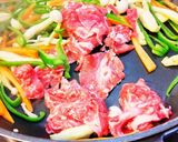 ステーキソースで肉野菜炒め♪作り方4写真