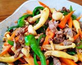 ステーキソースで肉野菜炒め♪作り方6写真