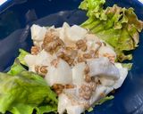 里芋と納豆のマヨサラダ♪【だし道楽】作り方4写真