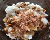 手抜きの納豆おかかチーズご飯作り方3写真