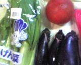 エビチリに夏野菜入れちゃいました^^作り方1写真