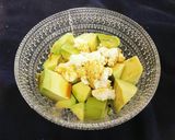 簡単‼カッテージチーズとアボカドの前菜♪作り方3写真