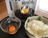 韓国海苔た〜ぷり！卵掛けご飯作り方1写真