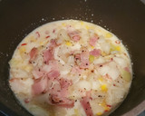 牛乳と鍋で炊く　簡単ミルクピラフ！作り方3写真