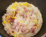 牛乳と鍋で炊く　簡単ミルクピラフ！作り方4写真