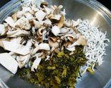 高菜漬けと舞茸のおやき♪作り方4写真