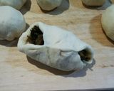 高菜漬けと舞茸のおやき♪作り方7写真