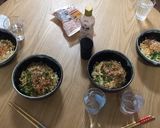 かつおぶしわっさり釜玉うどん作り方8写真