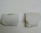 海老とそら豆、海老と菜の花の包み揚げ作り方7写真