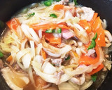 簡単ちゃんぽん風あんかけ焼きそば作り方1写真
