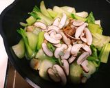 ベビーホタテとチンゲン菜の炒め作り方8写真