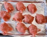 冷凍たこ焼きの肉巻き焼き作り方2写真