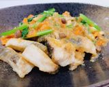 晩御飯に！鱈と彩り野菜のみぞれあんかけ作り方6写真