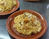 100円未満で！ちくわと塩昆布和風焼そば作り方5写真