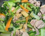 鶏モモ肉と小松菜のあんかけ丼作り方7写真