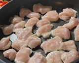 やわらか鶏むね肉と野菜の黒酢あん作り方2写真