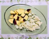 簡単野菜たっぷり！れんこんとさつまいもデリサラダ作り方7写真