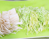 キャベツとえのきの旨塩のりナムル作り方1写真