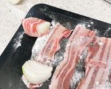 ☼レンジで簡単♪新玉ねぎの豚バラ巻き作り方2写真