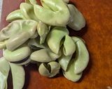 そら豆とワサビのマヨネーズ和え作り方1写真