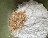 簡単節約 千切りキャベツでチーズ焼き作り方1写真
