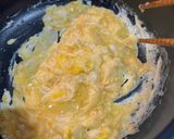 チーズ入り！豚バラのキャベ玉炒め作り方3写真
