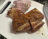 つるしベーコンとチョングッチャンのカレー作り方1写真