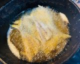 お好み焼き粉でアジのアラの骨せんべい作り方4写真