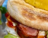 ランチは焼豚エッグマフィン♪作り方7写真