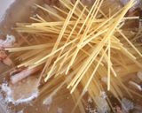 サラダチキンリメイク♡スープパスタ作り方4写真