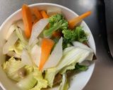 お一人様クリーミー梅オイ照味豆腐野菜炒め作り方12写真