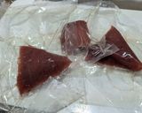 凍眠まぐろとかんぱちの刺身作り方1写真