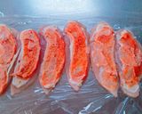 ＊めちゃ美味ヘルシーささみの明太子焼き＊作り方3写真