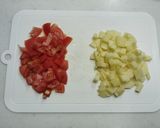 ポテトとトマトのケサディーヤ作り方1写真