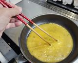 玉子と厚揚げのニラモヤシ炒め作り方2写真