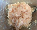 ムネ肉で簡単ヘルシー鶏団子　つくね作り方1写真