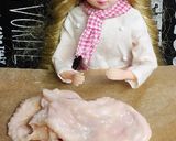 リカちゃん♡キャベツと鶏皮の甘辛炒め作り方1写真