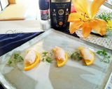 オレンジと魚の伊風前菜!インボルティーニ作り方2写真