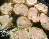 鶏のふわふわつみれと、カブの煮物。作り方4写真