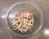 *鶏肉と水菜の和風サラダ*。作り方1写真