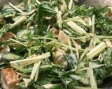 *鶏肉と水菜の和風サラダ*。作り方3写真
