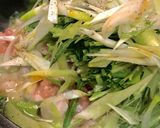鍋の素なしでも美味しく！ごま油香る鶏鍋♬作り方5写真