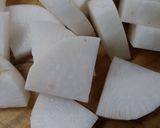 *大根と油揚げの白煮*作り方1写真