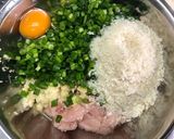 大葉・青ネギ・生姜たっぷり！鶏の肉団子作り方1写真