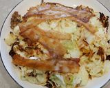 たっぷりキャベツのお好み焼き作り方8写真